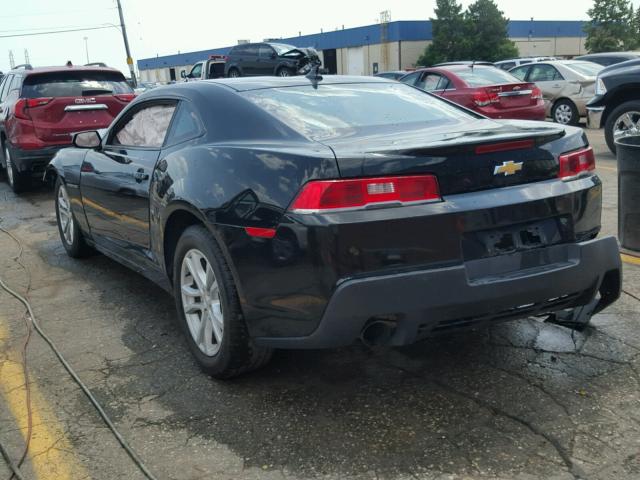 2G1FB1E36F9290586 - 2015 CHEVROLET CAMARO LS BLACK photo 3