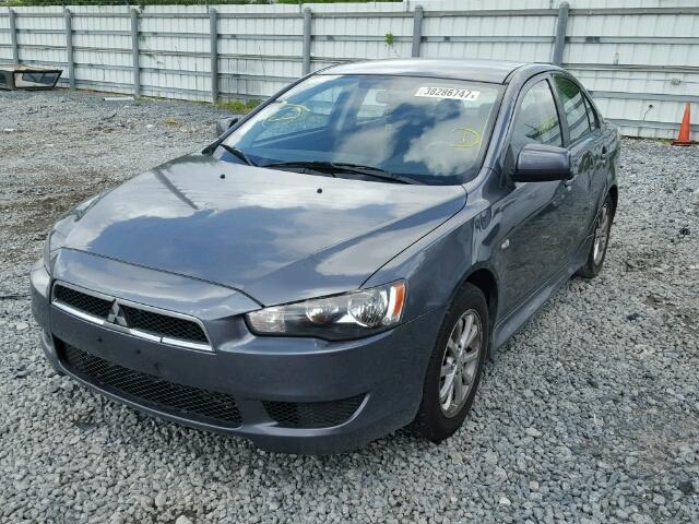 JA32U2FUXBU010029 - 2011 MITSUBISHI LANCER ES/ GRAY photo 2