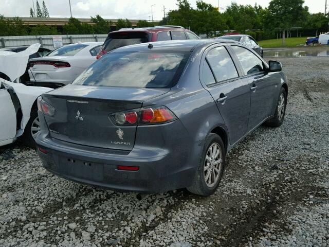 JA32U2FUXBU010029 - 2011 MITSUBISHI LANCER ES/ GRAY photo 4