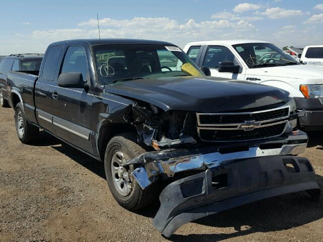 1GCEK19B76Z209041 - 2006 CHEVROLET SILVERADO BLACK photo 1