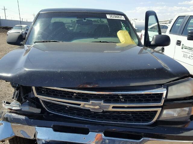 1GCEK19B76Z209041 - 2006 CHEVROLET SILVERADO BLACK photo 7