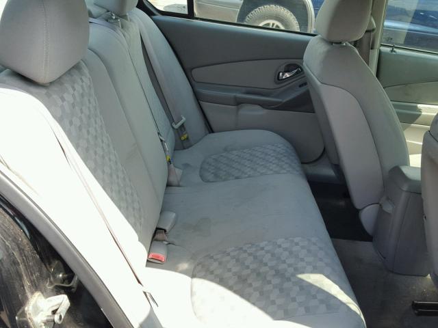 1G1ZT54865F246673 - 2005 CHEVROLET MALIBU LS BLACK photo 6