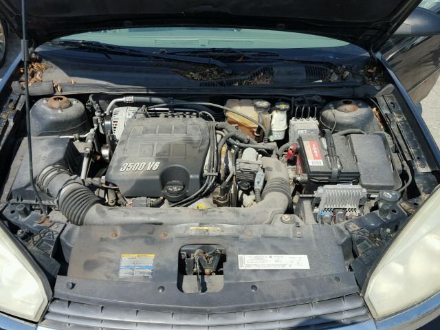 1G1ZT54865F246673 - 2005 CHEVROLET MALIBU LS BLACK photo 7