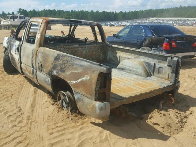 1GCEC19V96Z122636 - 2006 CHEVROLET SILVERADO BURN photo 3