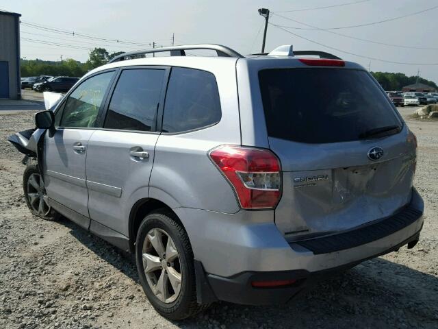 JF2SJADC4GH496398 - 2016 SUBARU FORESTER 2 SILVER photo 3