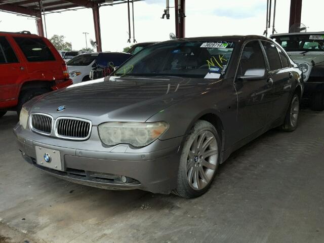 WBAGL635X5DP74351 - 2005 BMW 745 I GRAY photo 2