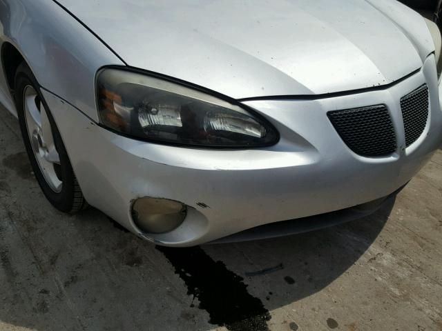 2G2WR524841198239 - 2004 PONTIAC GRAND PRIX SILVER photo 9