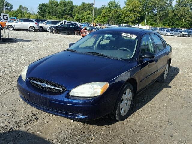 1FAFP52U91G276629 - 2001 FORD TAURUS BLUE photo 2