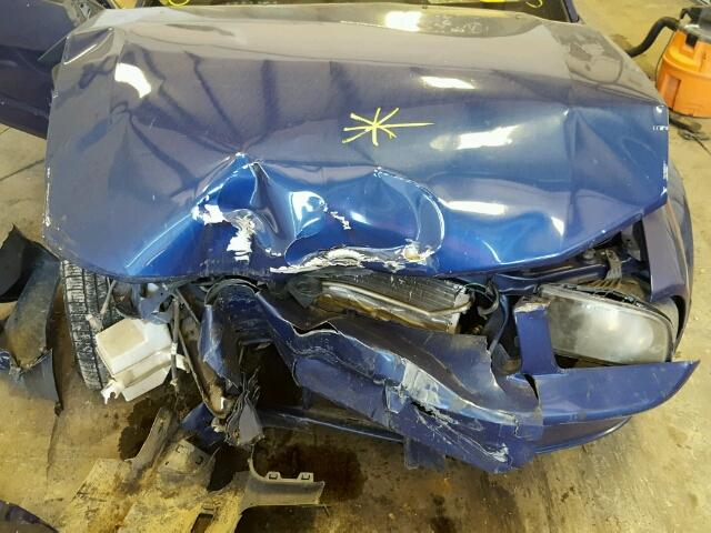 1ZVFT82H755245596 - 2005 FORD MUSTANG BLUE photo 7