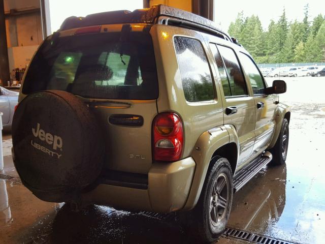 1J4GL38KX3W621108 - 2003 JEEP LIBERTY RE GREEN photo 4