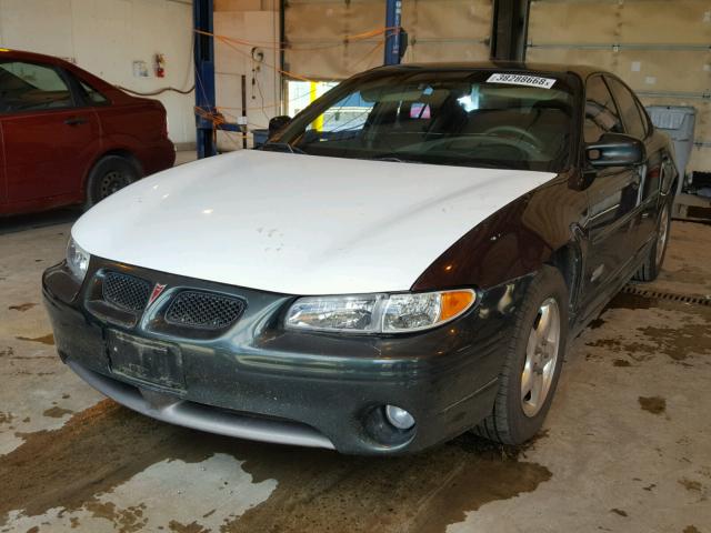 1G2WR5218XF265330 - 1999 PONTIAC GRAND PRIX Зелений фото 2