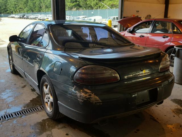 1G2WR5218XF265330 - 1999 PONTIAC GRAND PRIX Зелений фото 3
