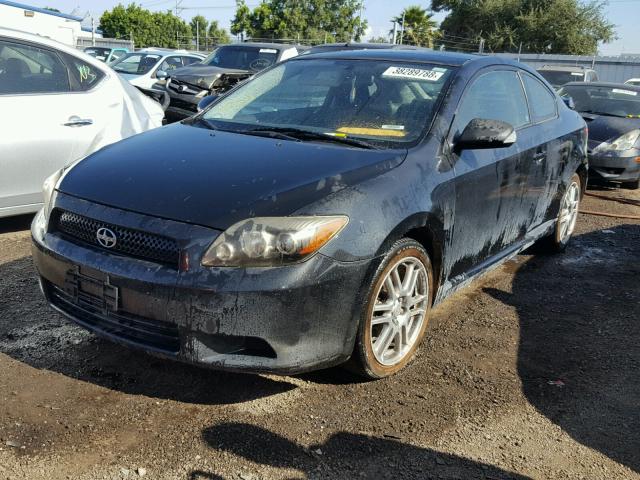 JTKDE167180264491 - 2008 SCION TC BLACK photo 2