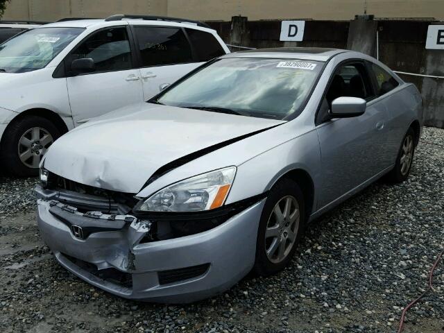 1HGCM82665A006857 - 2005 HONDA ACCORD EX SILVER photo 2