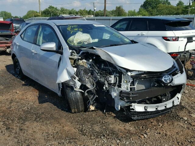 2T1BURHE0HC828181 - 2017 TOYOTA COROLLA SILVER photo 1