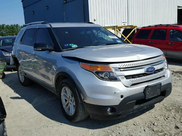 1FM5K8D85EGB87812 - 2014 FORD EXPLORER X SILVER photo 1