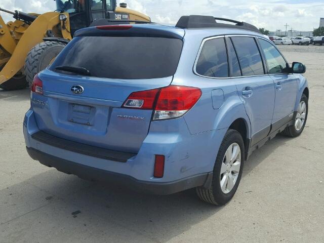 4S4BRCKC6A3346234 - 2010 SUBARU OUTBACK 2. BLUE photo 4