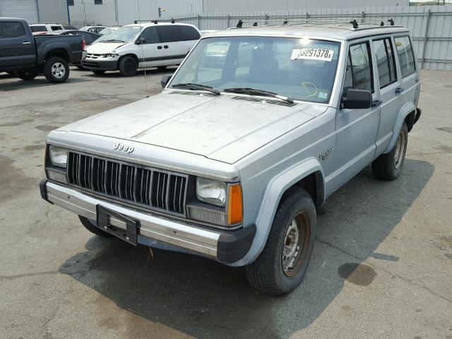 1J4FJ38L4KL598841 - 1989 JEEP CHEROKEE P BLUE photo 2