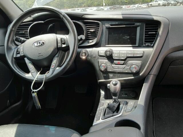 KNAGM4AD6D5039919 - 2013 KIA OPTIMA HYB BLACK photo 9