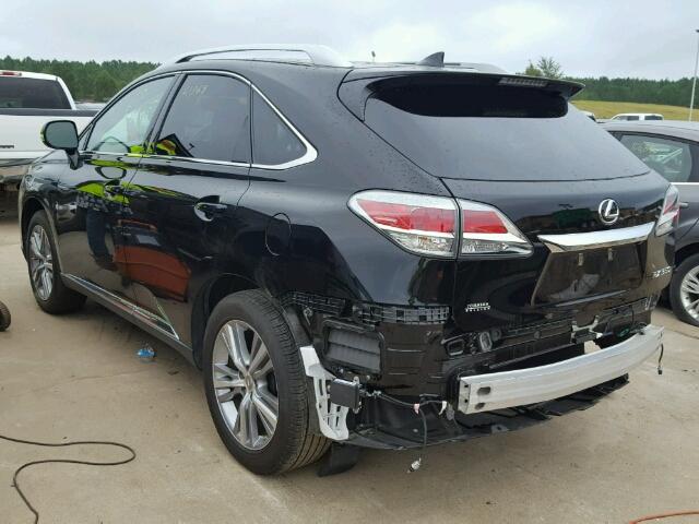 2T2ZK1BA8FC206948 - 2015 LEXUS RX 350 BLACK photo 3