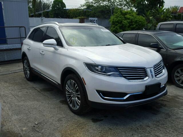 2LMPJ6LR0HBL31583 - 2017 LINCOLN MKX RESERV WHITE photo 1