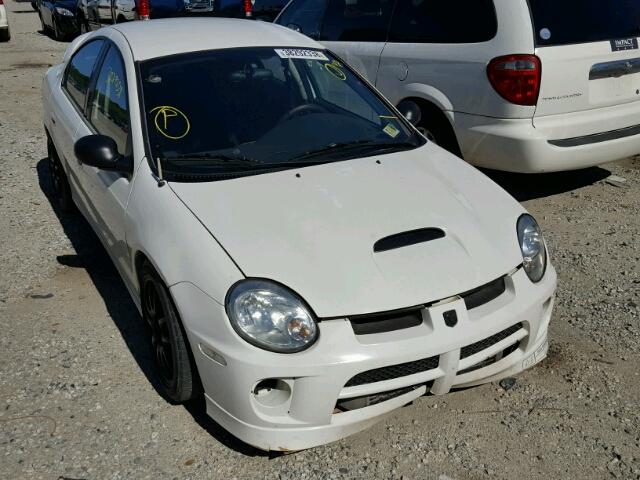 1B3ES66SX5D289918 - 2005 DODGE NEON SRT-4 WHITE photo 1