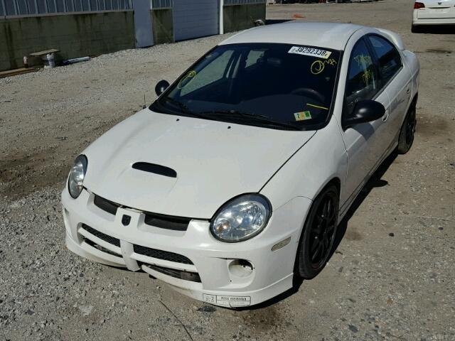 1B3ES66SX5D289918 - 2005 DODGE NEON SRT-4 WHITE photo 2