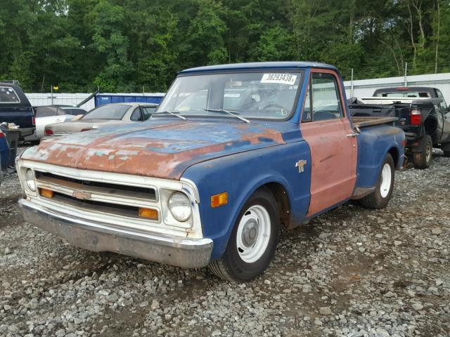 CS148B152769 - 1968 CHEVROLET C10 STEPSI BLUE photo 2