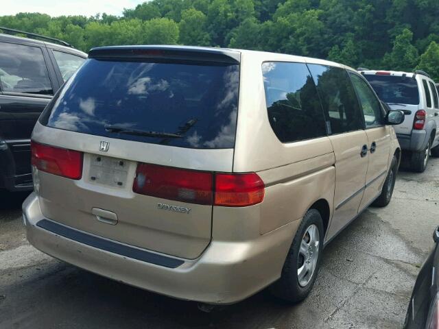 2HKRL18501H600462 - 2001 HONDA ODYSSEY LX TAN photo 4