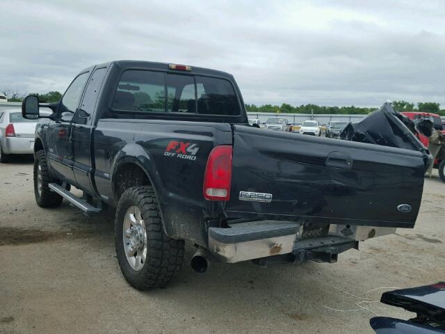 1FTSX21P86EA43248 - 2006 FORD F250 SUPER BLACK photo 3