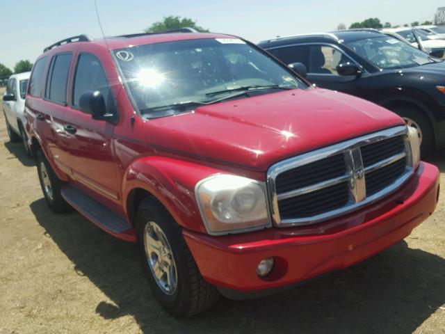 1D4HD58D04F211412 - 2004 DODGE DURANGO LI RED photo 1