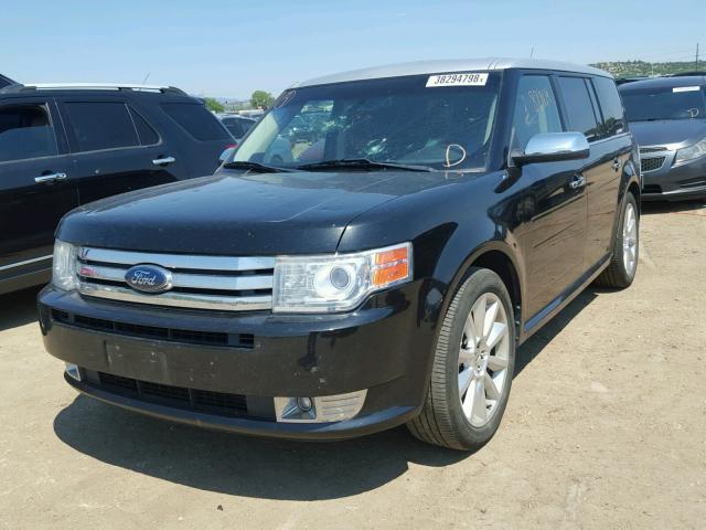 2FMHK6DC0ABA74504 - 2010 FORD FLEX LIMIT BLACK photo 2