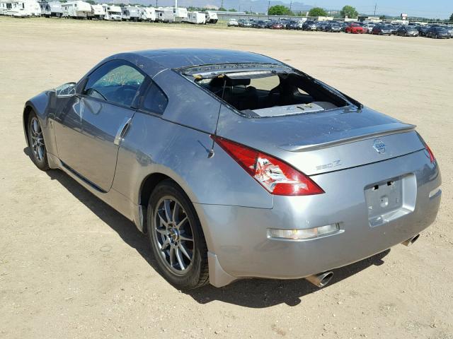 JN1AZ34D45M606414 - 2005 NISSAN 350Z COUPE BLUE photo 3