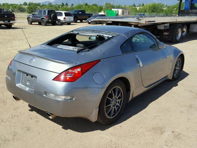 JN1AZ34D45M606414 - 2005 NISSAN 350Z COUPE BLUE photo 4