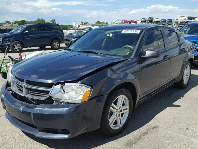 1B3LC56R68N270325 - 2008 DODGE AVENGER SX BLUE photo 2