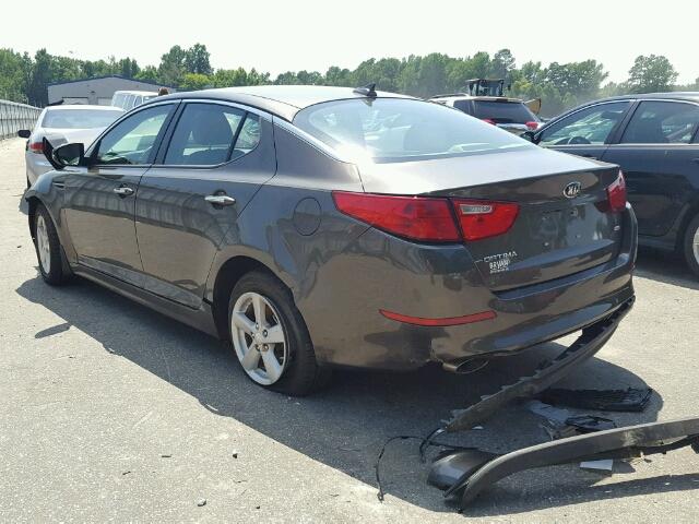 5XXGM4A70EG265691 - 2014 KIA OPTIMA GREEN photo 3