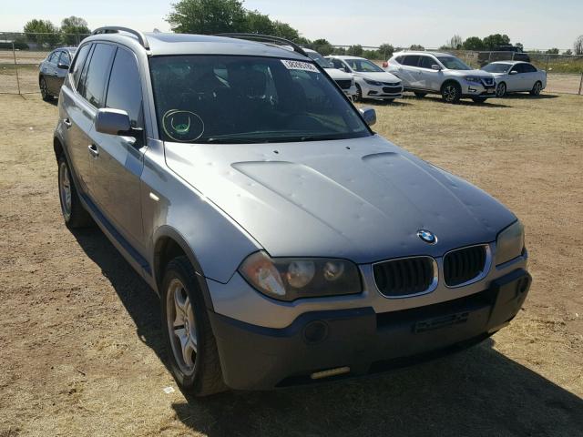 WBXPA73484WC39307 - 2004 BMW X3 2.5I SILVER photo 1