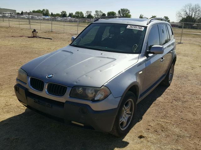 WBXPA73484WC39307 - 2004 BMW X3 2.5I SILVER photo 2