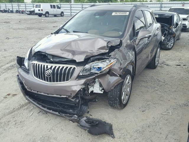 KL4CJDSBXFB147031 - 2015 BUICK ENCORE PRE BROWN photo 2