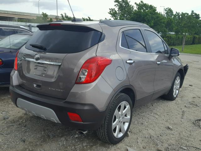 KL4CJDSBXFB147031 - 2015 BUICK ENCORE PRE BROWN photo 4