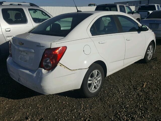 1G1JA5SH5C4146417 - 2012 CHEVROLET SONIC LS 白色 照片 4
