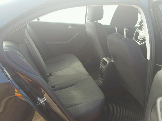 3VW2K7AJ8FM406954 - 2015 VOLKSWAGEN JETTA BASE BLACK photo 6