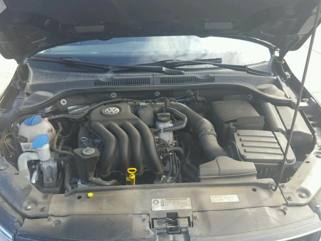 3VW2K7AJ8FM406954 - 2015 VOLKSWAGEN JETTA BASE BLACK photo 7