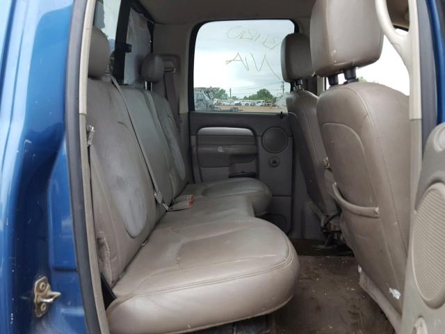3D7KU28D74G159024 - 2004 DODGE RAM 2500 S BLUE photo 6