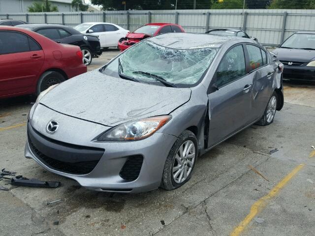 JM1BL1V78C1545387 - 2012 MAZDA MAZDA3I SILVER photo 2