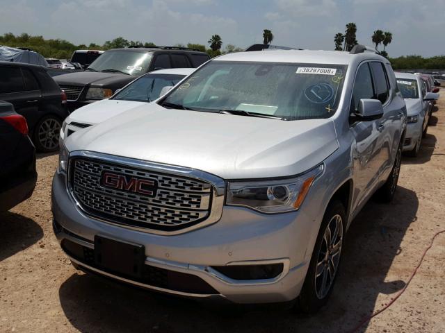 1GKKNPLS9JZ112233 - 2018 GMC ACADIA DEN SILVER photo 2