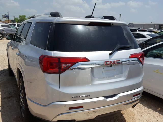 1GKKNPLS9JZ112233 - 2018 GMC ACADIA DEN SILVER photo 3