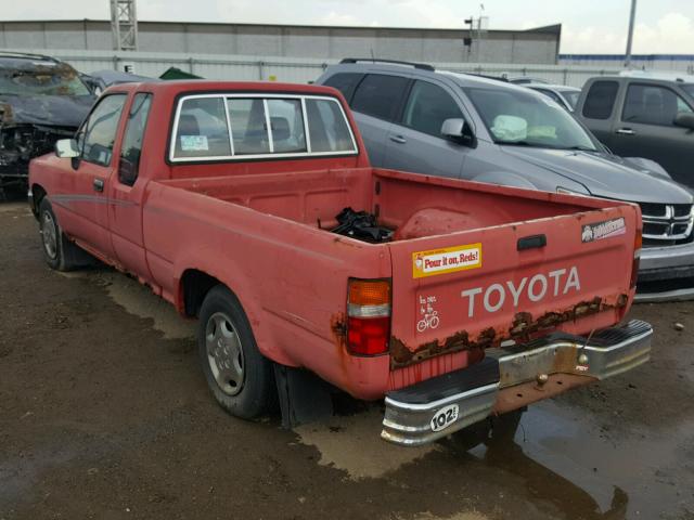 JT4RN93P5N5067385 - 1992 TOYOTA PICKUP RED photo 3