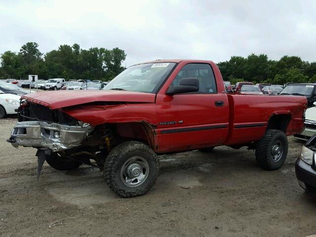 3B7KF26Z1WM286617 - 1998 DODGE RAM 2500 RED photo 9