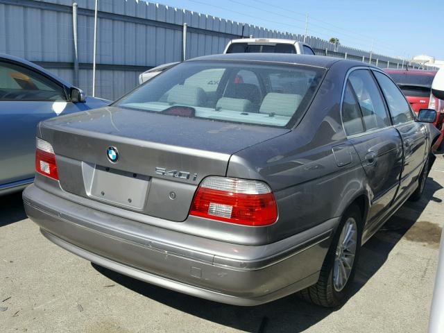 WBADN63432GN86804 - 2002 BMW 540 I AUTO GRAY photo 4